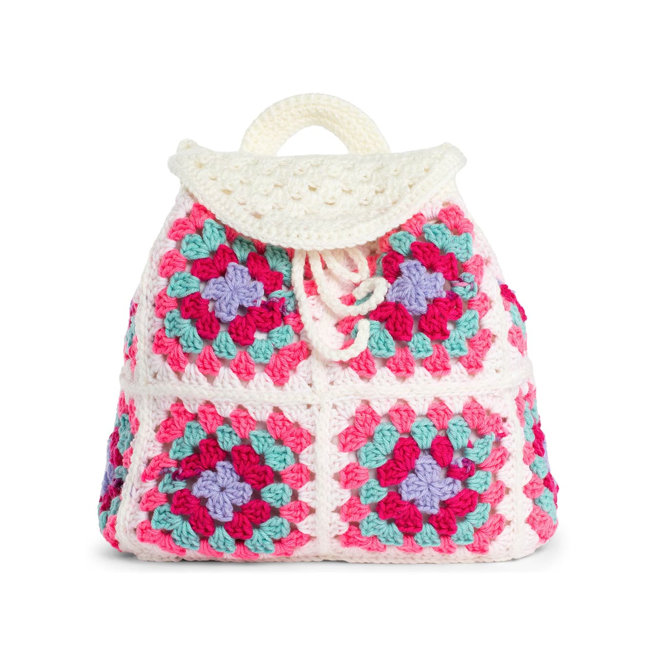 Sac à dos en carrés de grand-mère au crochet Granny Square All-In-One de Red Heart